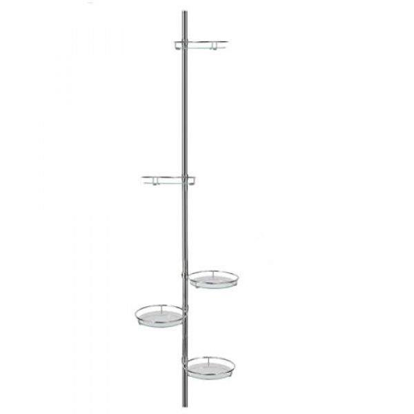 HI Teleskop-Blumenregal aus Metall und Glas