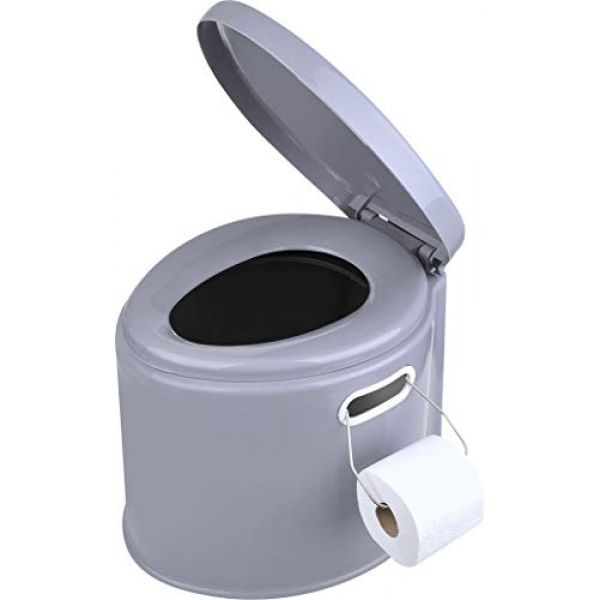 ProPlus Camping Toilette, tragbare Eimertoilette, mit Sitz & Deckel