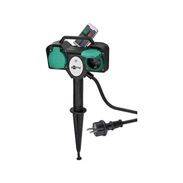 Goobay Funk Gartensteckdose mit Fernbedienung