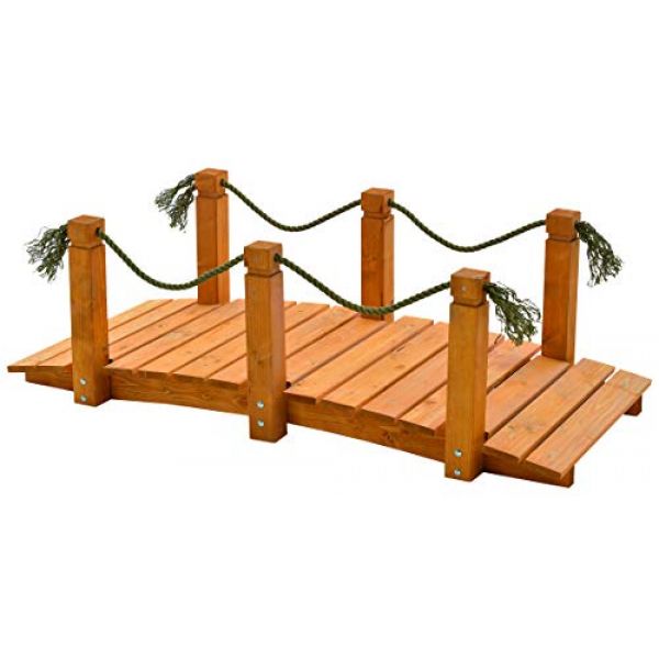 GASPO Teichbrücke mit Handlauf