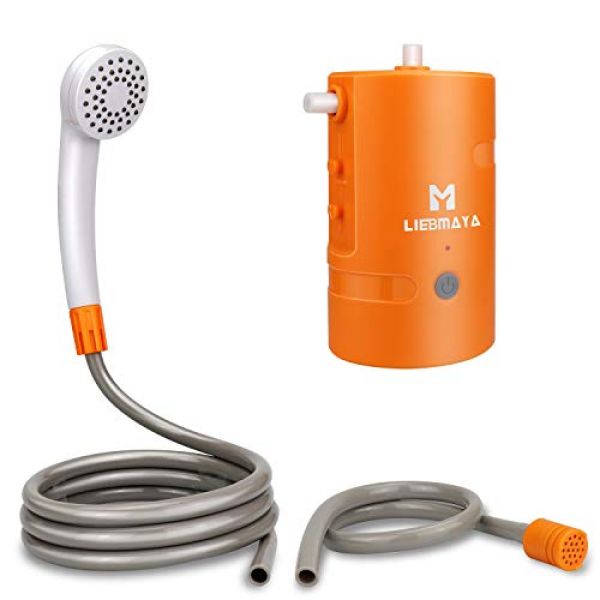 LIEBMAYA tragbare Camping Solardusche mit Pumpe