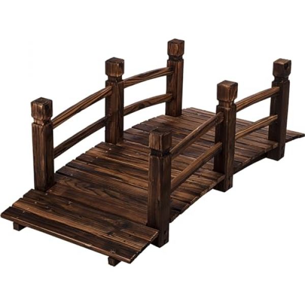 Maxstore Gartenbrücke aus Holz
