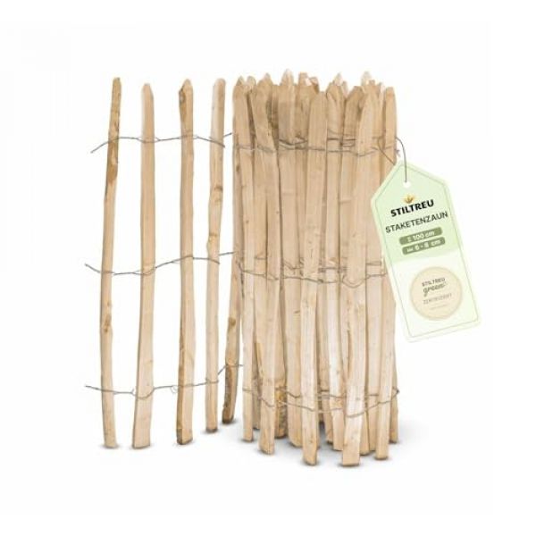 STILTREU Kastanienzaun rustikal