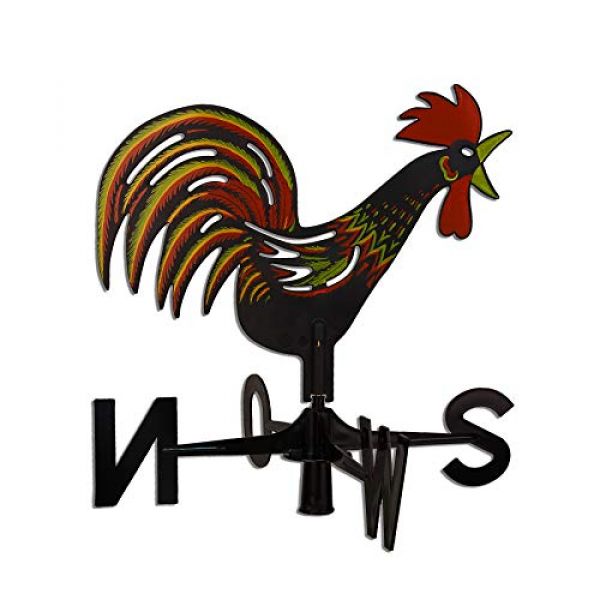 Siena Garden Großer Wetterhahn aus Kunststoff