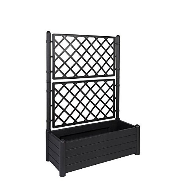 Kreher XL Spalier mit Pflanzkasten aus robustem Kunststoff