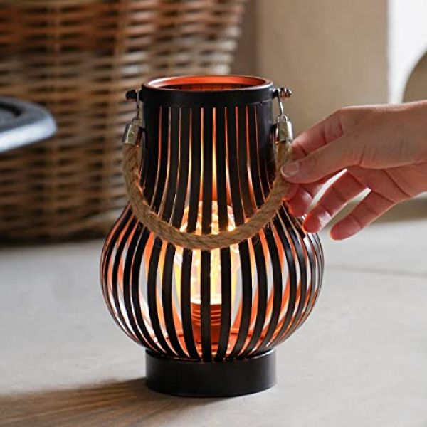 Batteriebetriebenes Outdoor Windlicht mit Timer von Festive Lights