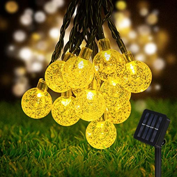 Solar Lichterkette mit LED Kugel